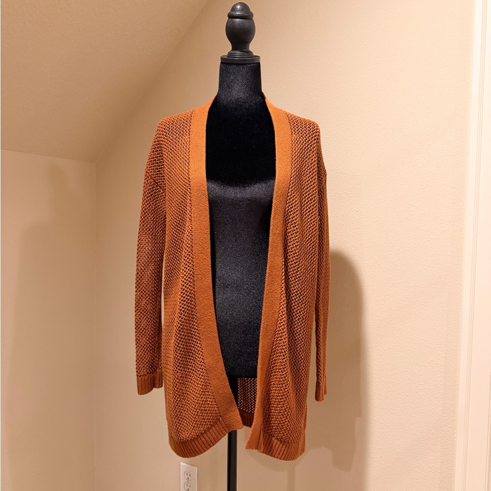 Banana Republic Women's Open-Front Cardigan Sweater - Rust